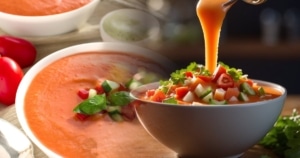 Recette de Mousse de Gazpacho : Une Touche Innovante sur un Classique des Soupes Froides