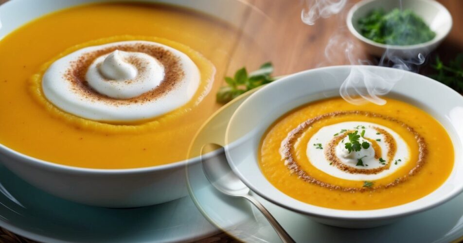 Butternut Squash Soup with Cinnamon Foam: A Luxurious Autumn Indulgence