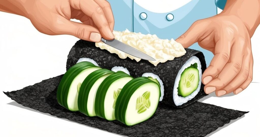 Cucumber Roll Crafting