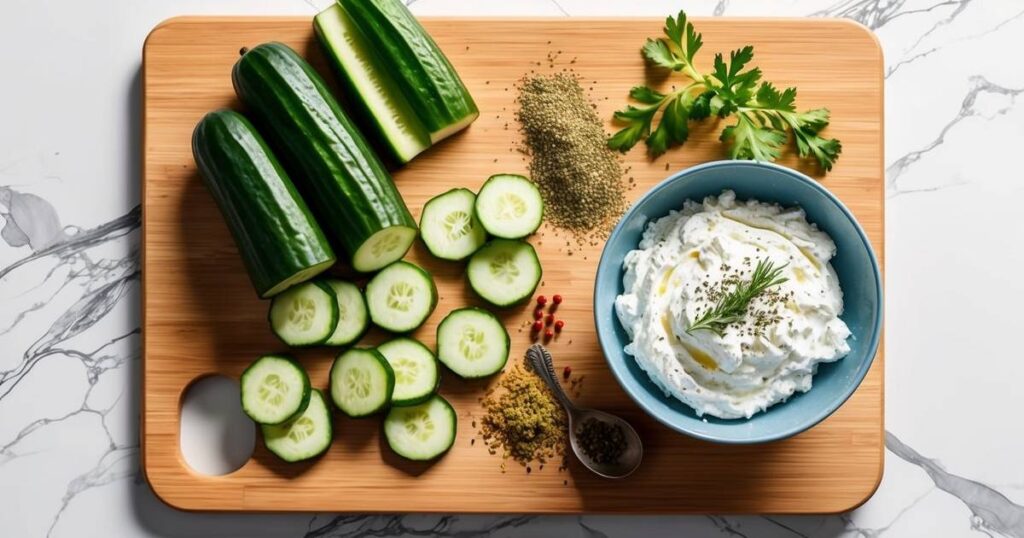 Variations and Substitutions of Whipped Feta and Cucumber Rolls